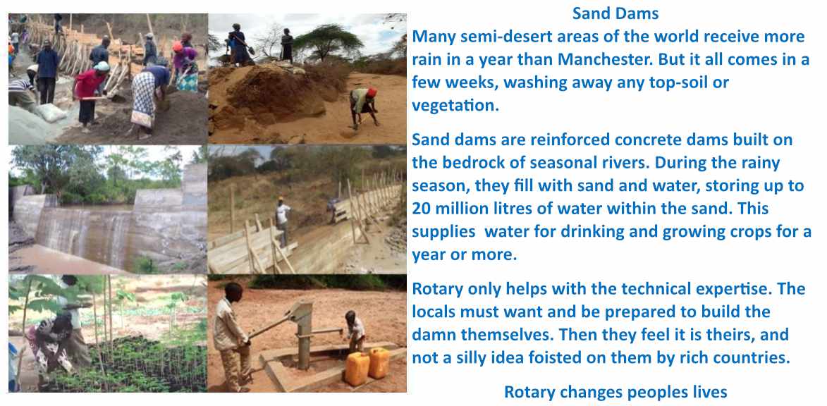 Pictures of sand dams